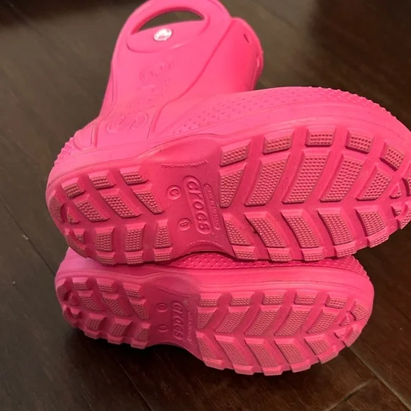 CROCS Kids Fuchsia Rain Boots - Picture 5 of 5